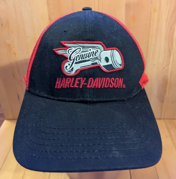 Harley-Davidson Genuine Black and Red Hat - Picture 2 of 8